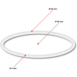 Ricambio Per Biofiltro A Pressione SunSun CPF-180/250 Guarnizioni 2 Pz. Per Collegamento Lampada UV -OUTSUN Giardino Negozio 10201079 3