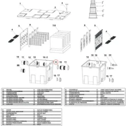 Ricambio Per Biofiltro Per Laghetti SunSun CBF-350B Anello In Gomma Per Scarico -OUTSUN Giardino Negozio 10201198 3