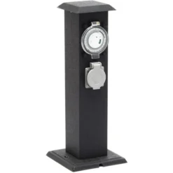 Colonna Multipresa Da Giardino Con 2 Prese In Metallo Timer Palo Presa Multipla Esterno 6 Colonna Multipresa Da Giardino Con 2 Prese In Metallo Timer Palo Presa Multipla Esterno -OUTSUN Giardino Negozio 11317727 3