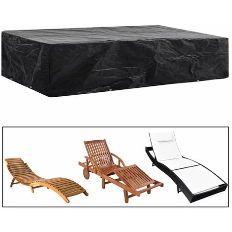 Copertura Per Lettino Prendisole Con 8 Occhielli 218x77x55 Cm VidaXL 2 Copertura Per Lettino Prendisole Con 8 Occhielli 218x77x55 Cm VidaXL - immagine 2