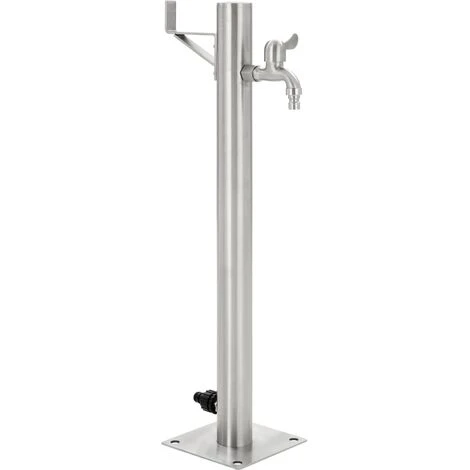 Fontanella A Colonna In Acciaio Inossidabile Rotonda 65 Cm VidaXL 1 Fontanella A Colonna In Acciaio Inossidabile Rotonda 65 Cm VidaXL