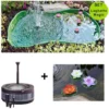 Set Laghetto Per Giardino Da 610 Lt + Pompa Filtro Ecopond 2 + 3 Ninfee Decorative Laghetto Magic