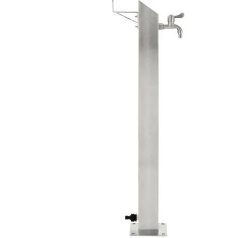 Fontanella A Colonna In Acciaio Inossidabile Quadrata 95 Cm VidaXL 4 Fontanella A Colonna In Acciaio Inossidabile Quadrata 95 Cm VidaXL - immagine 4