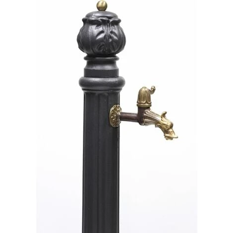 Fontana A Colonna Mod. Diana In Ghisa Per Casa Giardino Con Rubinetto Cod. 147 In Ottone Brunito 3 Fontana A Colonna Mod. Diana In Ghisa Per Casa Giardino Con Rubinetto Cod. 147 In Ottone Brunito - immagine 3