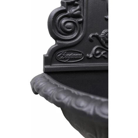 Fontana A Muro Mod.Granada Grigio Ghisa Per Casa Giardino + Rubinetto Cod.303L In Ottone Lucido 2 Fontana A Muro Mod.Granada Grigio Ghisa Per Casa Giardino + Rubinetto Cod.303L In Ottone Lucido - immagine 2