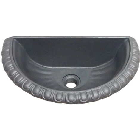 Vasca A Muro Modello Liberty Lavello Fontana A Parete Colore Grigio Ghisa Casa Giardino Balcone 2 Vasca A Muro Modello Liberty Lavello Fontana A Parete Colore Grigio Ghisa Casa Giardino Balcone - immagine 2