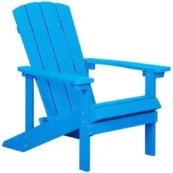 Sedia Da Giardino Blu Adirondack