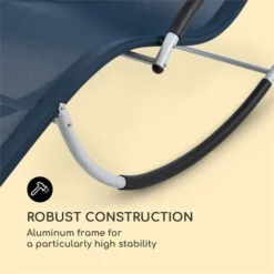 Blumfeldt Westwood Rocking Chair Sdraio A Dondolo Ergonomica Alluminio Blu -OUTSUN Giardino Negozio 13296227 5