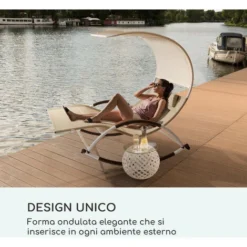 Blumfeldt Brentwood Double Rocker Sdraio A Dondolo Forma Ondulata -OUTSUN Giardino Negozio 13296229 5