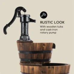 Blumfeldt Cascada Doble Fontana Decorativa 2 Piani 12 W 600l/h Legno Marrone 7 Blumfeldt Cascada Doble Fontana Decorativa 2 Piani 12 W 600l/h Legno Marrone -OUTSUN Giardino Negozio 13296247 3