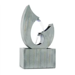 Blumfeldt Trumpet Flow Fontana Da Gardino 8W Metallo Zincato LED