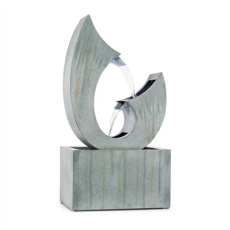 Blumfeldt Trumpet Flow Fontana Da Gardino 8W Metallo Zincato LED 1 Blumfeldt Trumpet Flow Fontana Da Gardino 8W Metallo Zincato LED