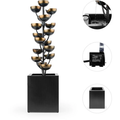 Blumfeldt Joshua Tree Fontana Da Giardino Giochi D'Acqua Pompa 7W Cavo 10m 3 Blumfeldt Joshua Tree Fontana Da Giardino Giochi D'Acqua Pompa 7W Cavo 10m - immagine 3