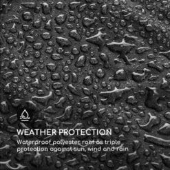 Blumfeldt Eremitage Parasole Di Ricambio Poliestere Impermeabile Grigio -OUTSUN Giardino Negozio 18021094 3