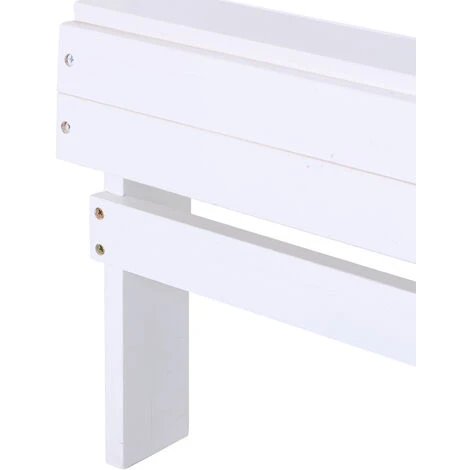 Outsunny Sedia Da Giardino Adirondack In Legno Bianco 97x72.39x92.71cm 4 Outsunny Sedia Da Giardino Adirondack In Legno Bianco 97x72.39x92.71cm - immagine 4