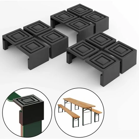 Deuba 12x Piedini Antigraffio Per Pavimento Set Birreria Tavoli E Sedie Da Giardino Parquet Piastrelle PVC 1 Deuba 12x Piedini Antigraffio Per Pavimento Set Birreria Tavoli E Sedie Da Giardino Parquet Piastrelle PVC