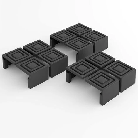 Deuba 12x Piedini Antigraffio Per Pavimento Set Birreria Tavoli E Sedie Da Giardino Parquet Piastrelle PVC 3 Deuba 12x Piedini Antigraffio Per Pavimento Set Birreria Tavoli E Sedie Da Giardino Parquet Piastrelle PVC - immagine 3