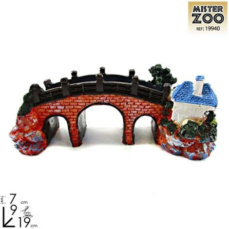 Figura Decorativa Acquario Ponte Ponti Decorazione Acquari Modelli Assortiti 2 Figura Decorativa Acquario Ponte Ponti Decorazione Acquari Modelli Assortiti - immagine 2