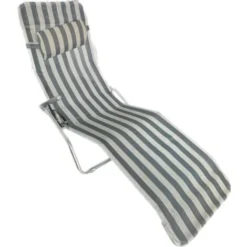 Sedia A Sdraio Basculante Lusso Senza Cuscino