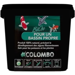ANTIALGHE LAGHETTO RIMUOVE ELIMINA FANGHI STAGNO COLOMBO BIOX 1 KG PER 32.000 L