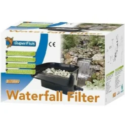 SUPERFISH LAMA D'ACQUA CASCATA D'ACQUA FILTRO LAGHETTO STAGNO PISCINA 42,5 CM
