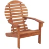 Hommoo Sedia Adirondack In Legno Massello Di Acacia VD45458