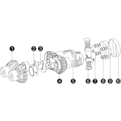 Pompa Di Movimento Doppia SunSun JVP-232 Dual Wavemaker Supporto Magnetico 15000l/h 26W Orientabile 2 Pompa Di Movimento Doppia SunSun JVP-232 Dual Wavemaker Supporto Magnetico 15000l/h 26W Orientabile - immagine 2