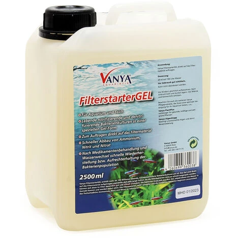 Attivatore Batterico In Gel Vanya 2500ml Batteri Vivi Per Acquari & Laghetti Attivazione Biologica 1 Attivatore Batterico In Gel Vanya 2500ml Batteri Vivi Per Acquari & Laghetti Attivazione Biologica