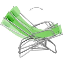 Sedie A Dondolo 2 Pz In Acciaio Verdi VidaXL 9 Sedie A Dondolo 2 Pz In Acciaio Verdi VidaXL -OUTSUN Giardino Negozio 30793971 5