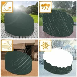 Kingsleeve Copertura Per Isole Prendisole Da Giardino Rotonde In PE Idrorepellente Resistente Alle Intemperie Fodera Protettiva Mobili Da Esterno Sonneninsel Oval 188x229cm (de) 8 Kingsleeve Copertura Per Isole Prendisole Da Giardino Rotonde In PE Idrorepellente Resistente Alle Intemperie Fodera Protettiva Mobili Da Esterno Sonneninsel Oval 188x229cm (de) -OUTSUN Giardino Negozio 32435736 4