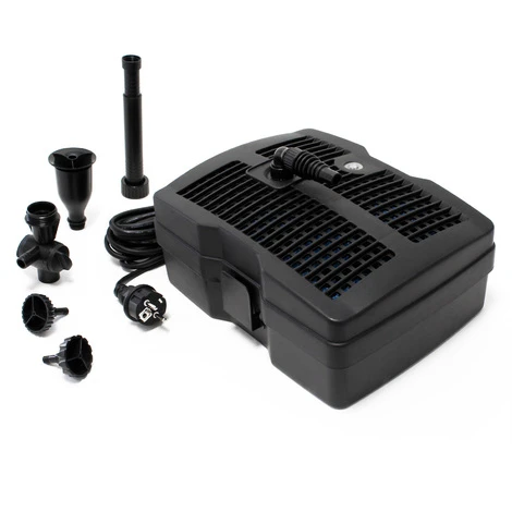 Filtro 3 In 1 SunSun CUF-6000 & Fontana 4500l 54W, Depuratore UV 9W 1 Filtro 3 In 1 SunSun CUF-6000 & Fontana 4500l 54W, Depuratore UV 9W