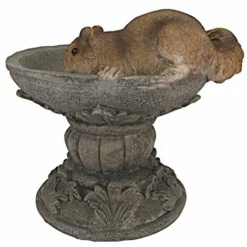 Design Toscano QM231341 Statua Di Hunter, Lo Scoiattolo Dei Boschi, Multicolore, 19x18x19 Cm -OUTSUN Giardino Negozio 33308197 3