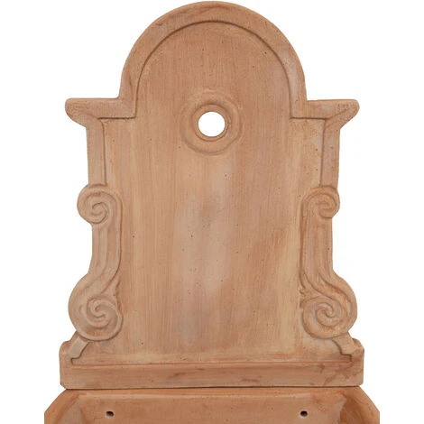 Fontana Per Giardino Fontanella A Muro Da Parete Da Appendere In Terracotta 100% Made In Italy Da Interno E Da Esterno 3 Fontana Per Giardino Fontanella A Muro Da Parete Da Appendere In Terracotta 100% Made In Italy Da Interno E Da Esterno - immagine 3