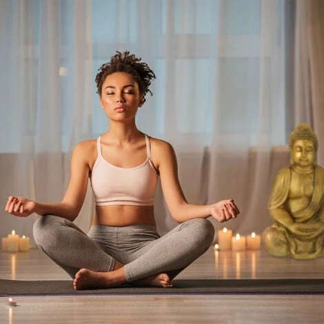 Relaxdays Buddha, Figura Da Giardino, Resistente Alle Intemperie, Buddha Seduto, Poliresina, HBT: 70x45x35 Cm, Dorata 3 Relaxdays Buddha, Figura Da Giardino, Resistente Alle Intemperie, Buddha Seduto, Poliresina, HBT: 70x45x35 Cm, Dorata - immagine 3