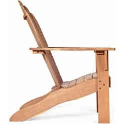 Adirondack Chair Sedia A Sdraio Da Spiaggia Poltrona Giardino, Lettino Prendisole (Naturale) 9 Adirondack Chair Sedia A Sdraio Da Spiaggia Poltrona Giardino, Lettino Prendisole (Naturale) -OUTSUN Giardino Negozio 35634038 5