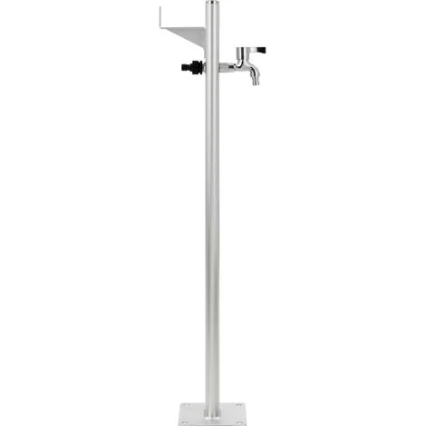 Nova Fontanella A Colonna Da Giardino In Allumino 95 Cm 2 Nova Fontanella A Colonna Da Giardino In Allumino 95 Cm - immagine 2