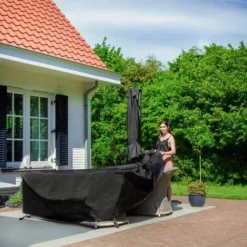 VONROC Copertura Protettiva Impermeabile Da Esterno Per Mobili Da Giardino 240x180x75cm. Con Gancio E Cinturino -OUTSUN Giardino Negozio 36884337 4