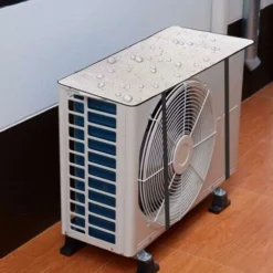 Copertura Per Pompa Di Calore Per Aria Condizionata Da Esterno, Parasole Spessore 5mm Foglio Di Alluminio Anti-UV Impermeabile Antipolvere Con Fibbia Adatto Per Unità AC -OUTSUN Giardino Negozio 36998928 3