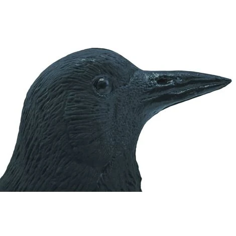 Decorazione Animale Corvo Nero 27 Cm 1382523 Ubbink 2 Decorazione Animale Corvo Nero 27 Cm 1382523 Ubbink - immagine 2
