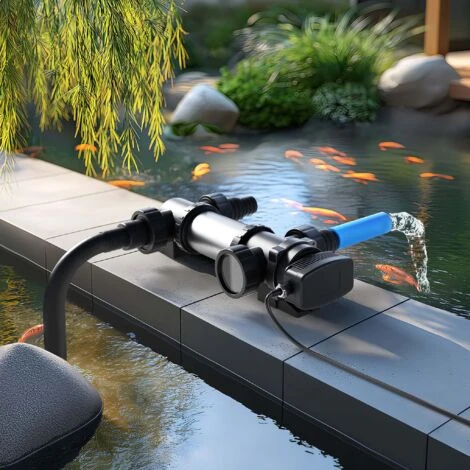 Sterilizzatore UV A Acqua Per Laghetto SunSun CUV-724 Con Lampada 24W 2 Sterilizzatore UV A Acqua Per Laghetto SunSun CUV-724 Con Lampada 24W - immagine 2