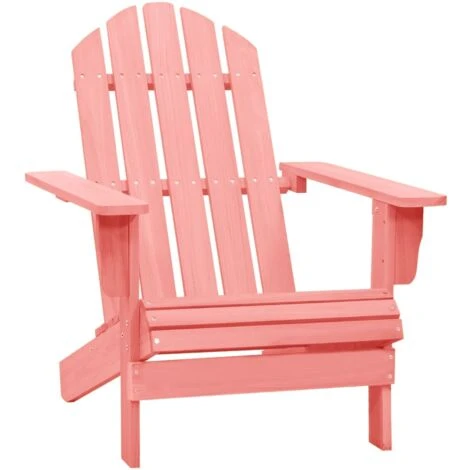 Sedia Da Giardino Adirondack In Legno Massello Di Abete Rosa VidaXL 1 Sedia Da Giardino Adirondack In Legno Massello Di Abete Rosa VidaXL