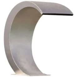 Ubbink Cascata MAMBA Mezzaluna Per Piscina - Cascata Mamba Mezzaluna Per Piscina Inox 316l Senza Illuminazione - 30x32xh54 Cm