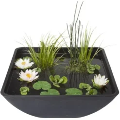 Fontana Per Laghetto Quadrato 75x75x35 Cm 123516 Velda