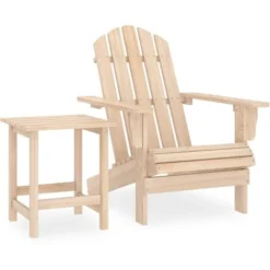 Sedia Da Giardino Adirondack Con Tavolino In Legno Abete VidaXL