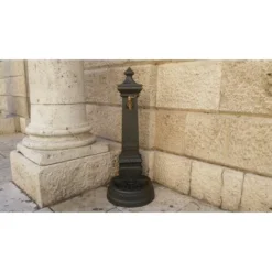 Fontana A Colonna In Ghisa Mod. Milano H 100 Cm Da Giardino Piazza Parco Comune Senza Rubinetto -OUTSUN Giardino Negozio 44407355 3
