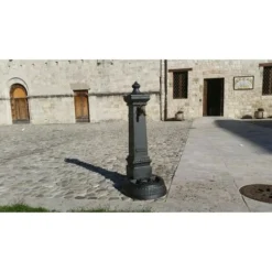 Fontana A Colonna In Ghisa Mod. Milano H 100 Cm Da Giardino Piazza Parco Comune Senza Rubinetto -OUTSUN Giardino Negozio 44407355 4