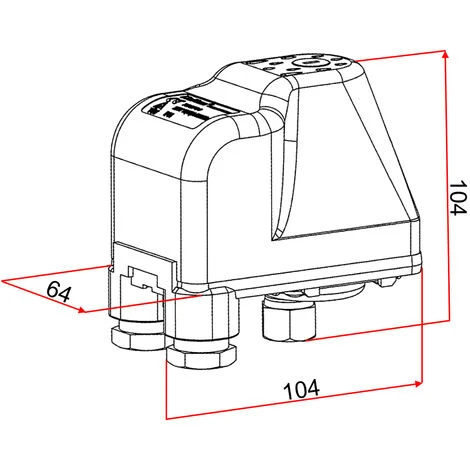 Pressostato SK-9 380V Trifase Per Pompa Autoclave Elettropompa Domestica 5 Pressostato SK-9 380V Trifase Per Pompa Autoclave Elettropompa Domestica - immagine 5