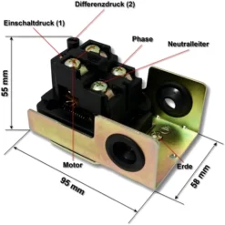 Pressostato SK-5 230V Monofase Per Pompa Autoclave Elettropompa Domestica 8 Pressostato SK-5 230V Monofase Per Pompa Autoclave Elettropompa Domestica -OUTSUN Giardino Negozio 4462274 4
