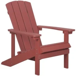 Moderna Sedia Per Esterno Da Giardino In PVC Con Poggiapiedi Rosso Adirondack 8 Moderna Sedia Per Esterno Da Giardino In PVC Con Poggiapiedi Rosso Adirondack -OUTSUN Giardino Negozio 45687399 4