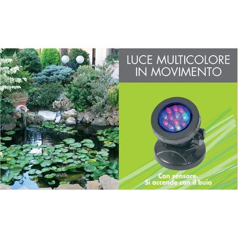 Set 3 Faretti Per Laghetto Con Sensore Di Accensione Sommergibili Led 3000 2 Set 3 Faretti Per Laghetto Con Sensore Di Accensione Sommergibili Led 3000 - immagine 2